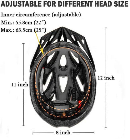 BIKINLITE High-Quality Lightweight Bike Helmet – Unisex Cycling and Motorcycle Riding Helmet